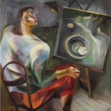 「筆を持つ女」宮林 さわ子（みやばやし さわこ）