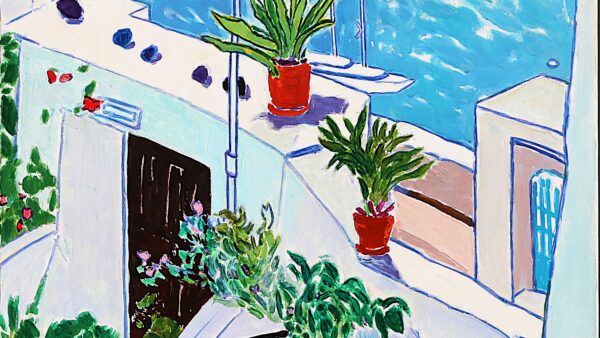 坂口紀良画伯(東18回・故人)の絵画作品御寄贈いただきました